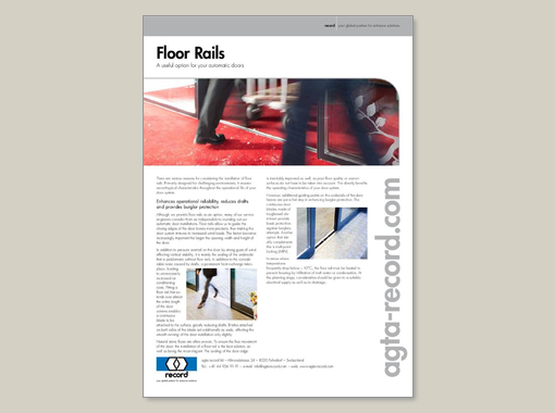 record Floor Rails – flyer