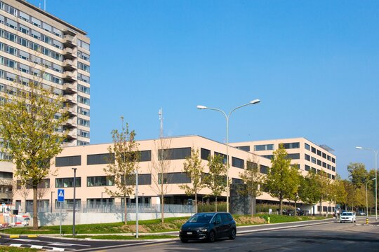 Ein modernes Regionalspital komplett mit record automatisiert.